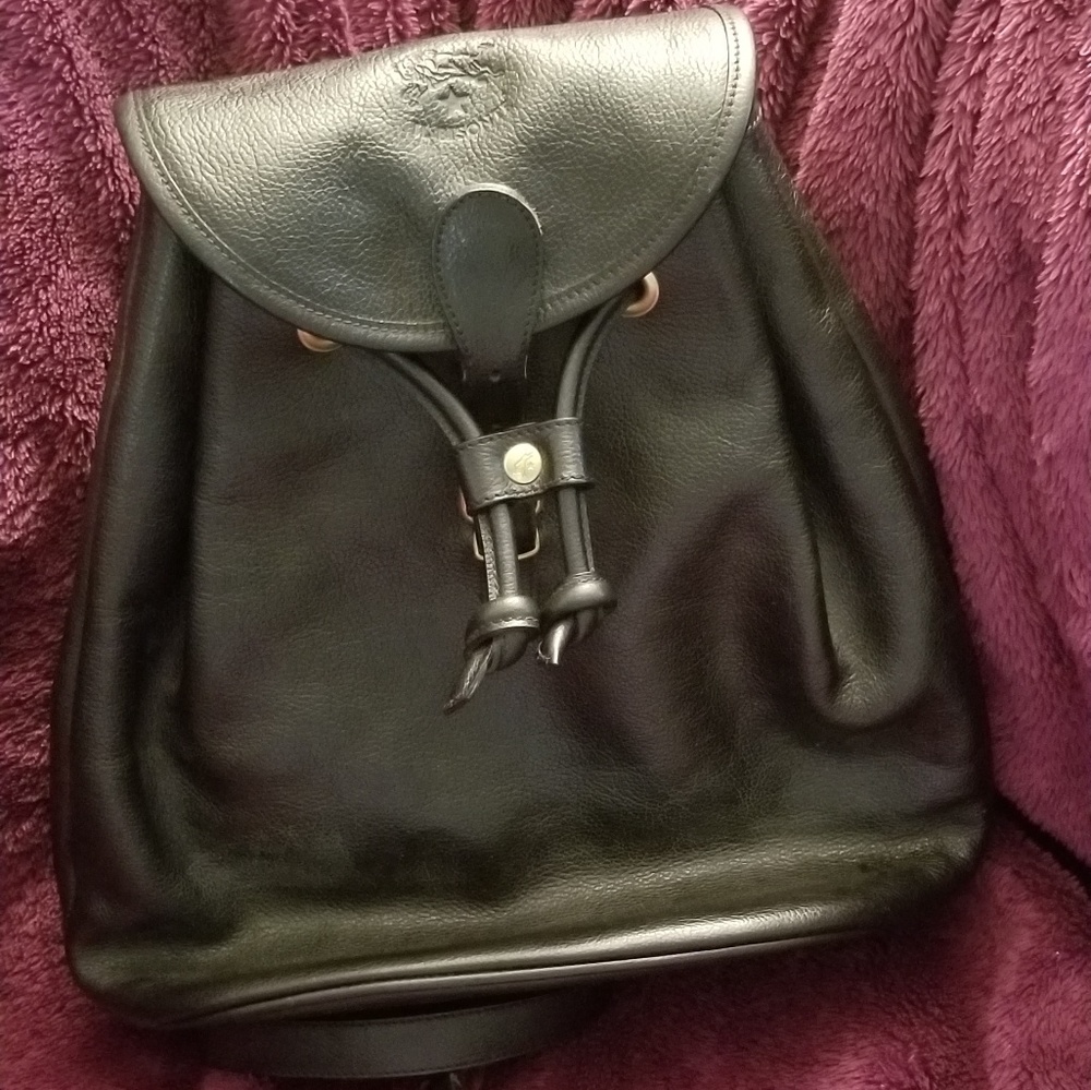 Vintage IL Bisonte Leather Backpack